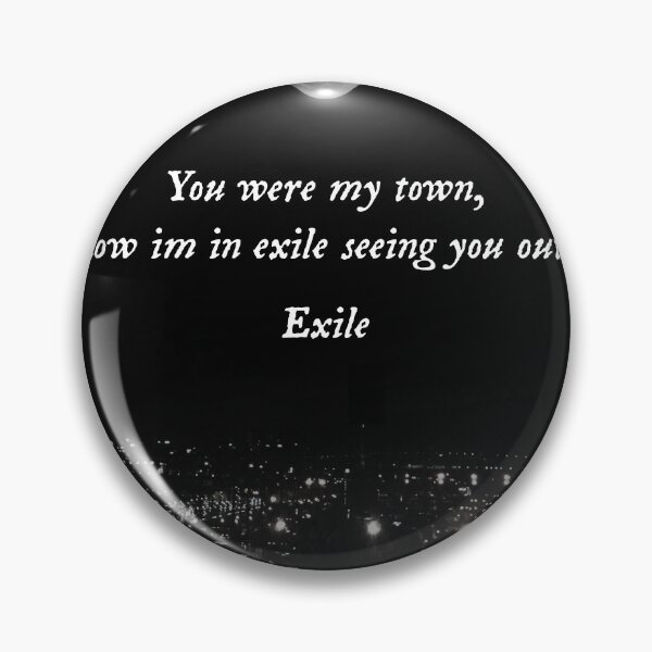 Item preview, Exile lyrics Folklore Taylor Swift designed and sold by Asraeyla.
