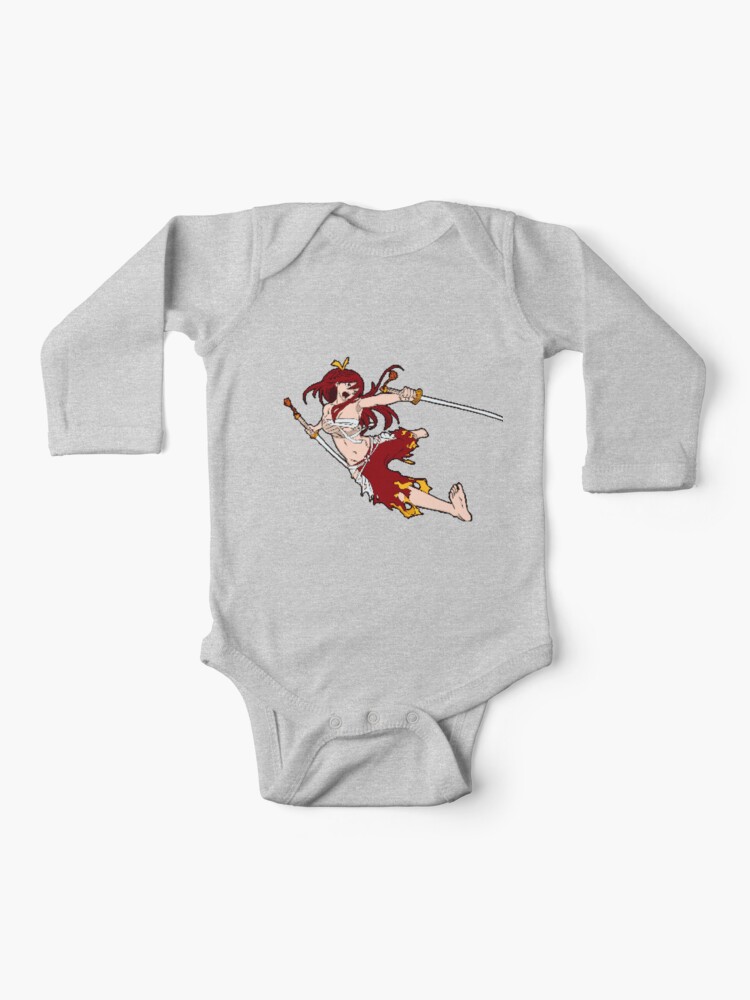 Erza Scarlet Pixel Art Kids T-Shirt by owopixels