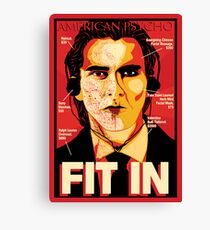 American Psycho: Fit In Movie Poster Canvas Print