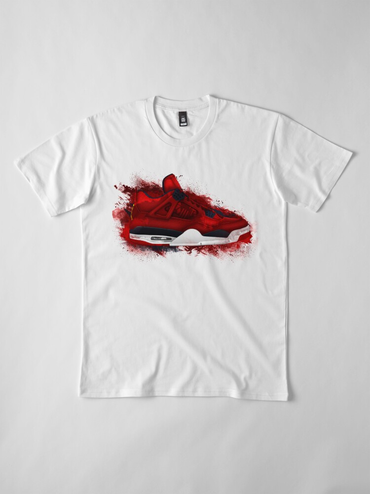 Jordan 4 FIBA Art  Premium T-Shirt for Sale by SneakerShop