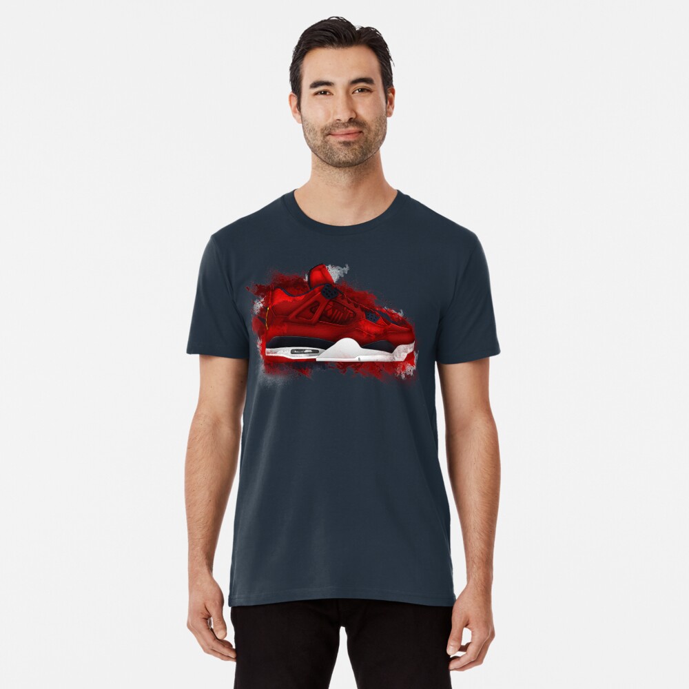 Jordan 4 FIBA Art  Premium T-Shirt for Sale by SneakerShop