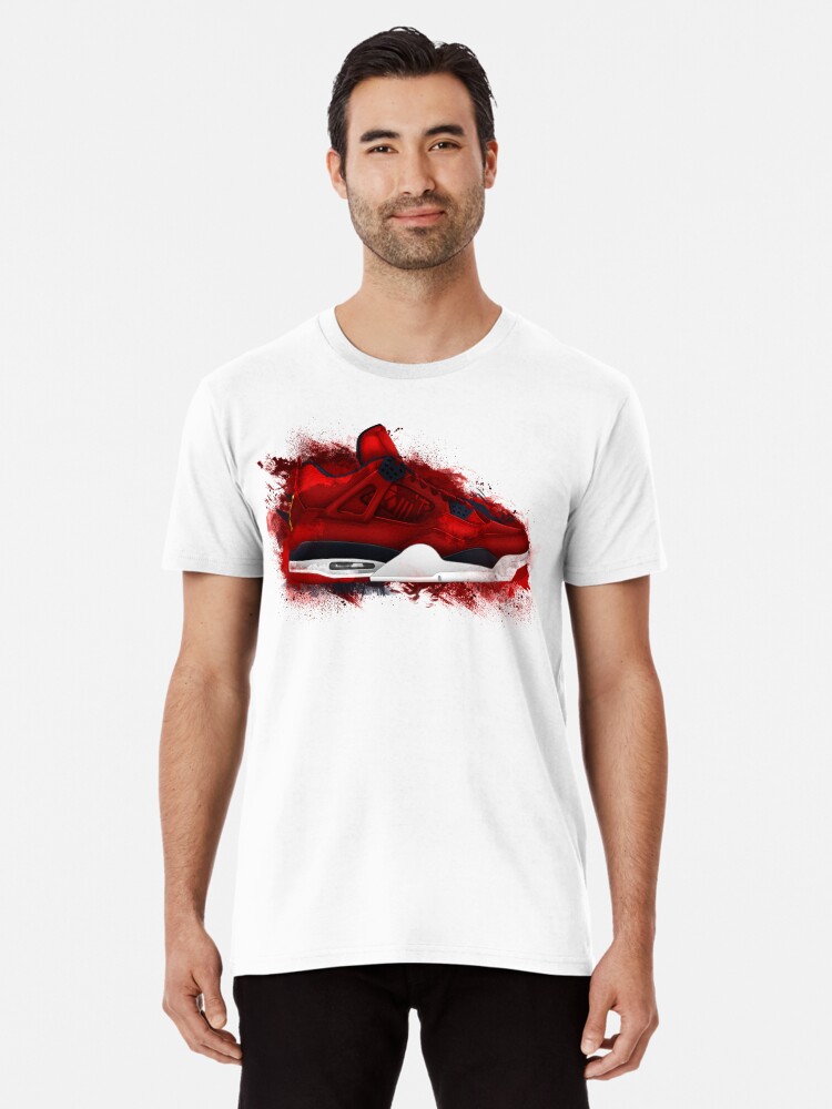 Jordan 4 FIBA Art  Premium T-Shirt for Sale by SneakerShop