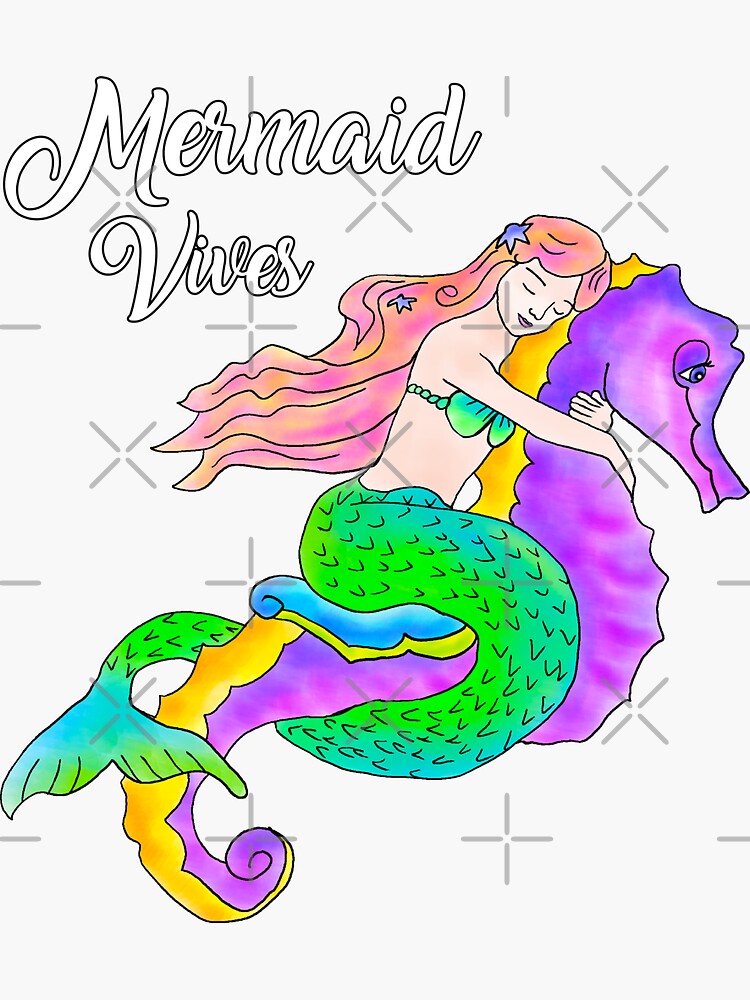 Artwork view, Mermaid Vives designed and sold by 1Grasiela