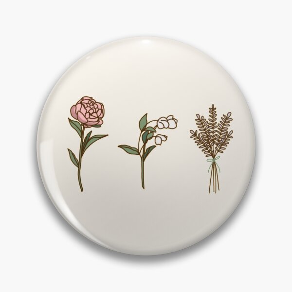 Item preview, Flower Trio (Beige Background) designed and sold by somewhereartsy.