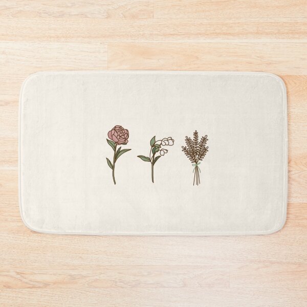 Item preview, Flower Trio (Beige Background) designed and sold by somewhereartsy.
