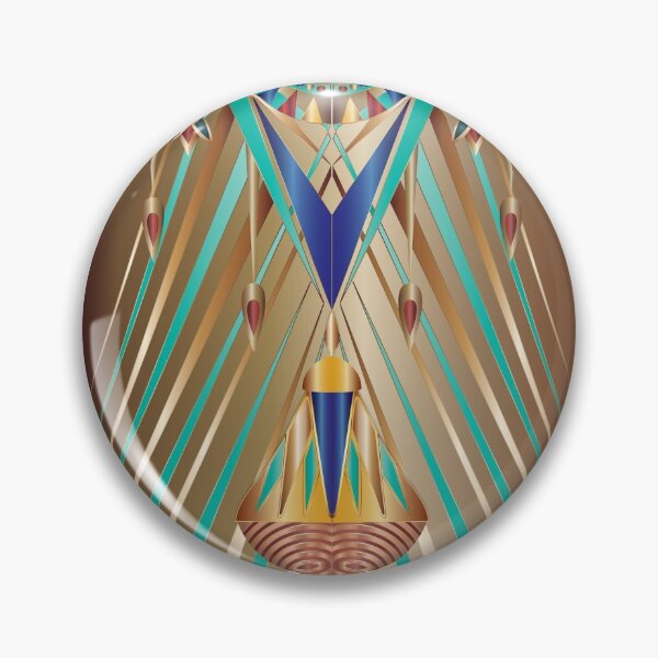 Item preview, Golden Pharaonic Necklace Lotus designed and sold by Nobiya.