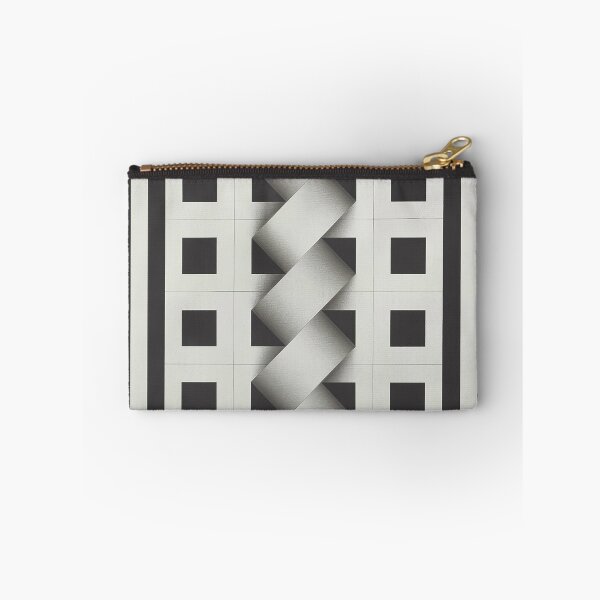 Item preview, folded black and white shapes geometric painting Omar rayo op art designed and sold by mariaa999.