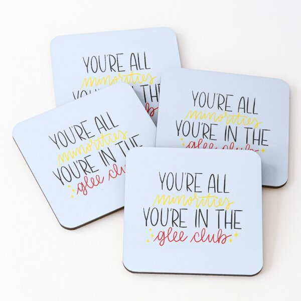 Item preview, You're All Minorities You're in the Glee Club designed and sold by lilacfinches.