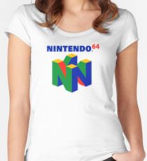 Nintendo 64 Women's Fitted Scoop T-Shirt