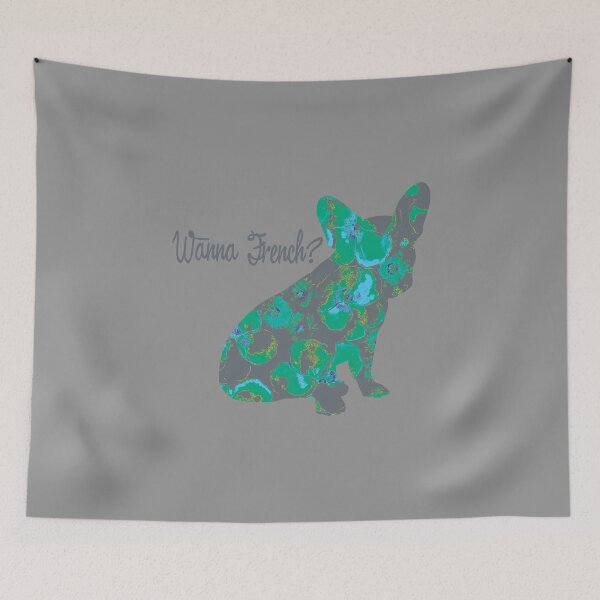 Artikelvorschau, Willst du Französisch Cute Floral Dog Lover Geschenk Grafik entworfen und verkauft von nikkidawn74.