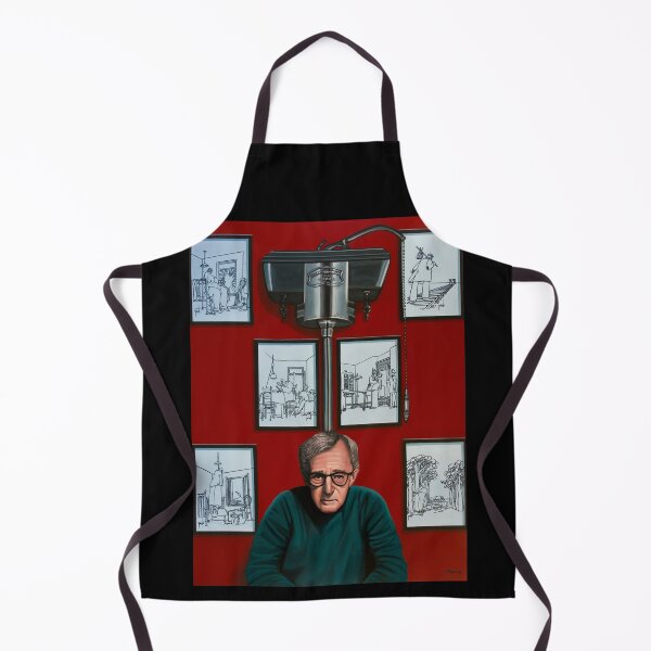 Item preview, Woody Allen in front of Yrrah Painting designed and sold by PaulMeijering.