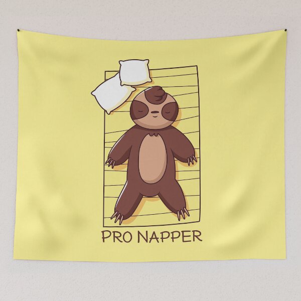 Item preview, Cute Sloth the Pro Napper designed and sold by cutenfunny.