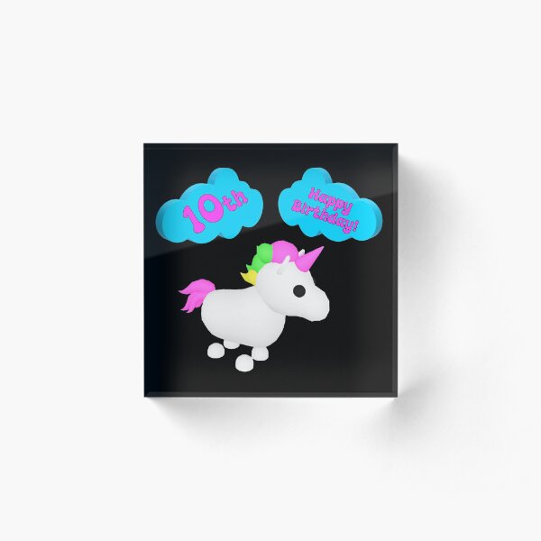 Dino Roblox Adopt Me Pets Acrylic Block By Newmerchandise Redbubble - roblox decal id llama hack w roblox