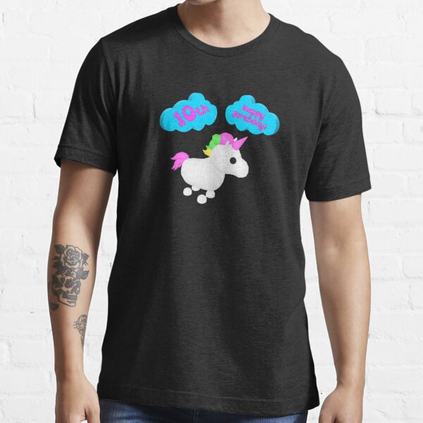 Happy 7th Birthday Roblox Adopt Me Unicorn T Shirt By T Shirt Designs Redbubble - roblox unicorn shirt