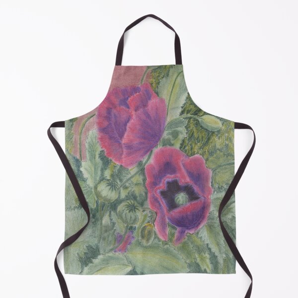 Item preview, Purple Poppies in Pastel designed and sold by Jan Palmer.