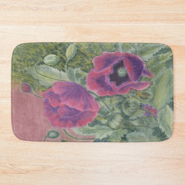 Item preview, Purple Poppies in Pastel designed and sold by Jan Palmer.