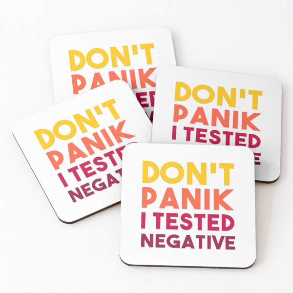Item preview, Don't Panik, I Tested Negative Tshirt, Stylish Tee - Funny Design Shirt - Sport Shirt Gift For Adult designed and sold by Vikingstorm.