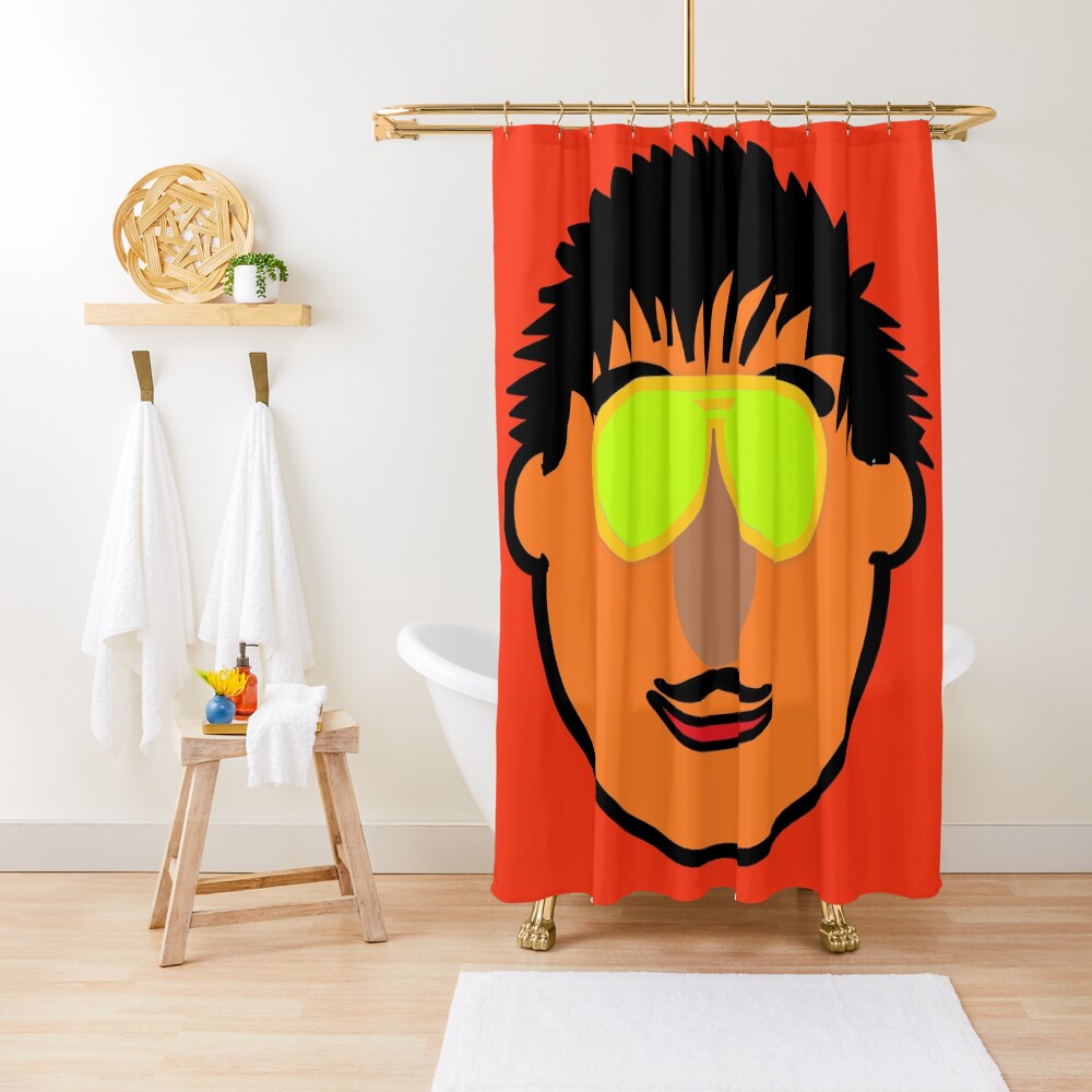 "Mr Cool Guy" Shower Curtain for Sale by no1phoneman Redbubble