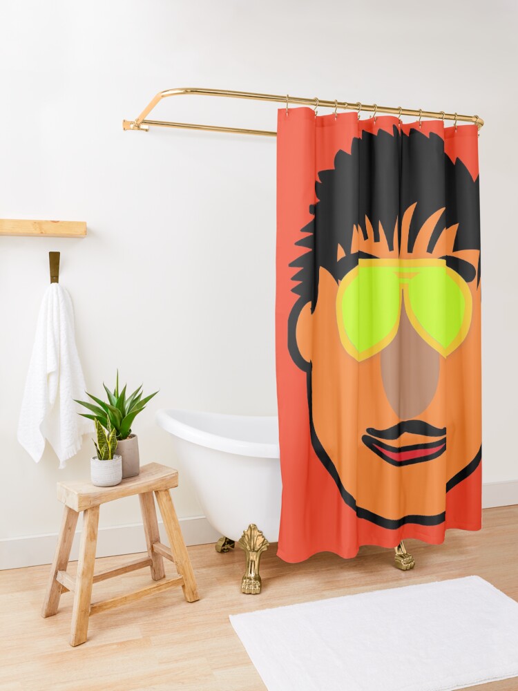 "Mr Cool Guy" Shower Curtain for Sale by no1phoneman Redbubble