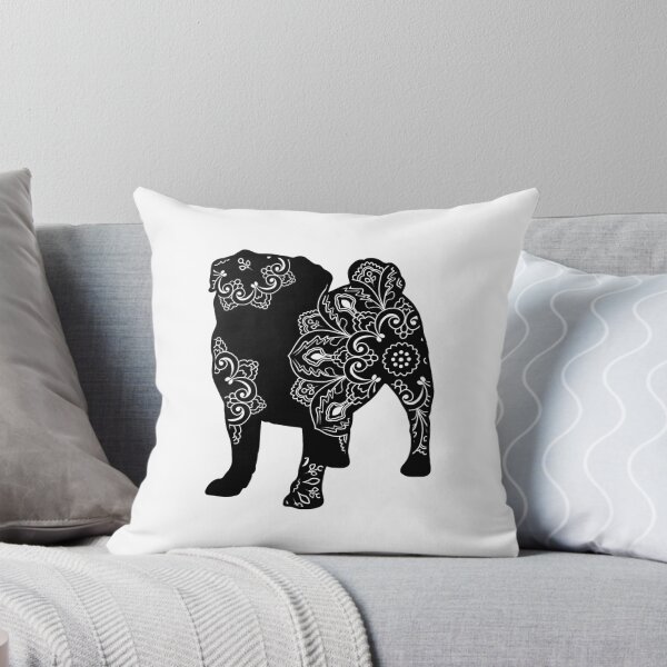 Artikelvorschau, Mops Mandala entworfen und verkauft von DesignsofWhimsy.