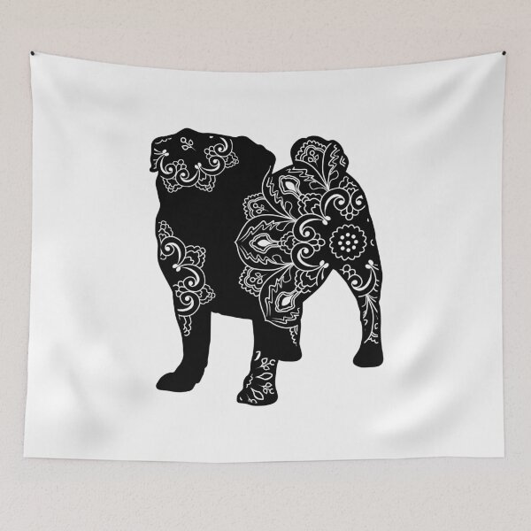 Item preview, Pug Mandala designed and sold by DesignsofWhimsy.