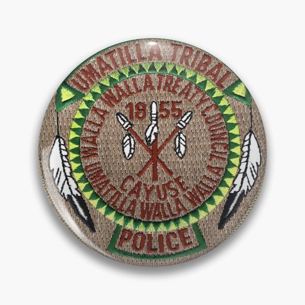Item preview, Umatilla Tribal Police designed and sold by Lawrence Baird.