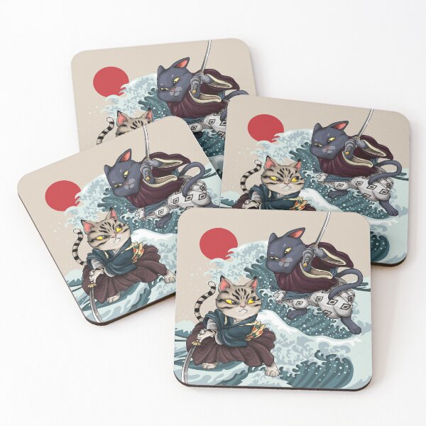 Item preview, Samurai Cat Brawl designed and sold by Sasha-Arts.