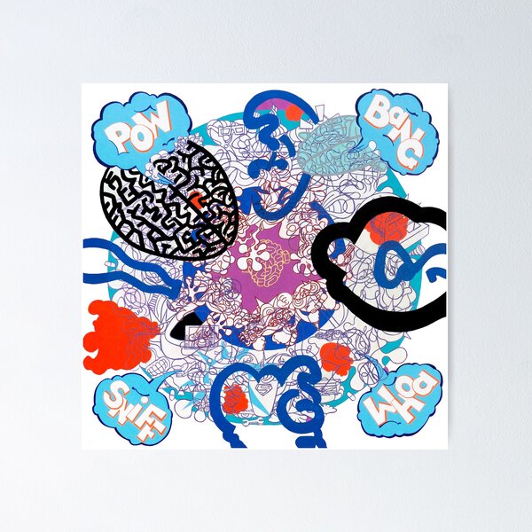 Item preview, Graffiti Pop Art designed and sold by Artwitted Store.