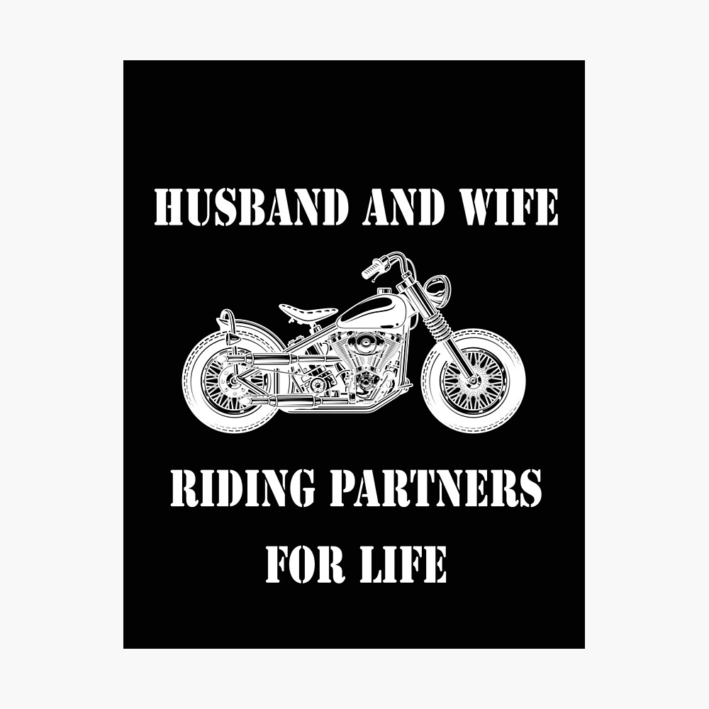 Poster Citation De Couple Motard Moto Classique Par Alexsane Redbubble