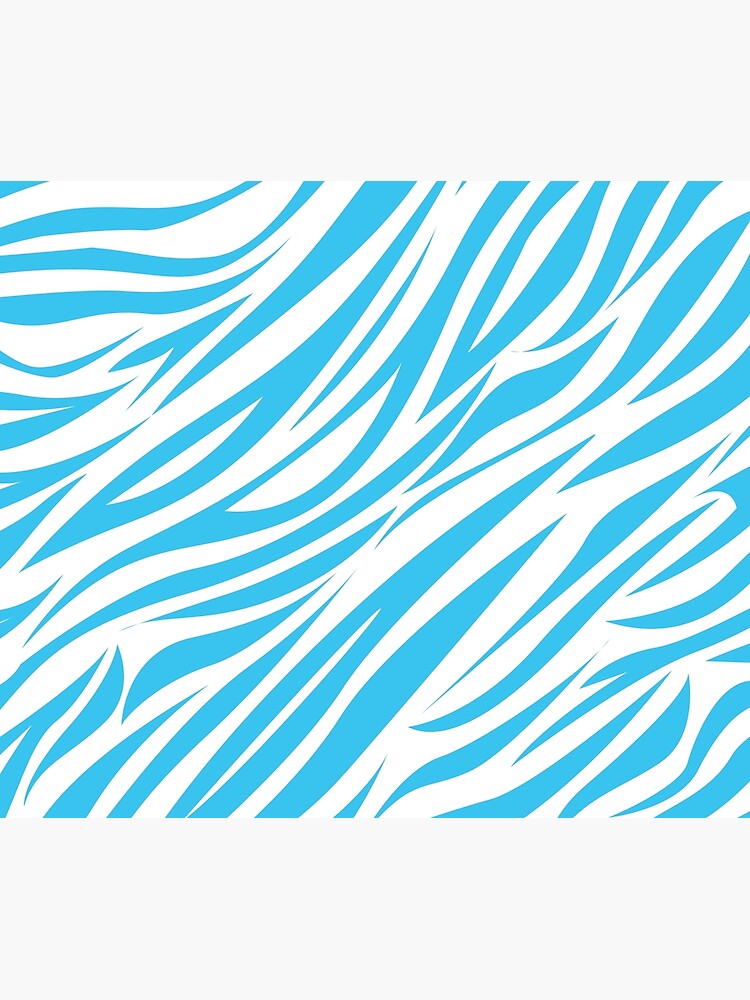 “Blue Tiger Stripe Print” Poster for Sale by tredhayes12 | Redbubble