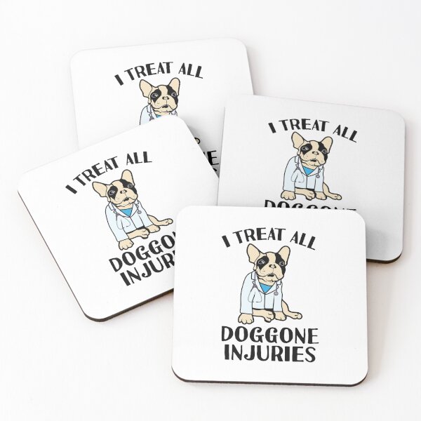 Item preview, Animal Doctor Pun Treat All Doggone Injuries designed and sold by Maria Garcia.