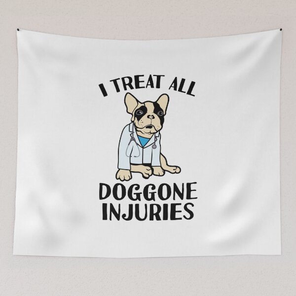 Item preview, Animal Doctor Pun Treat All Doggone Injuries designed and sold by Maria Garcia.