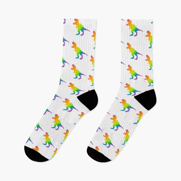 Item preview, Rainbow T-Rex Dinosaur Sticker designed and sold by brookehend.