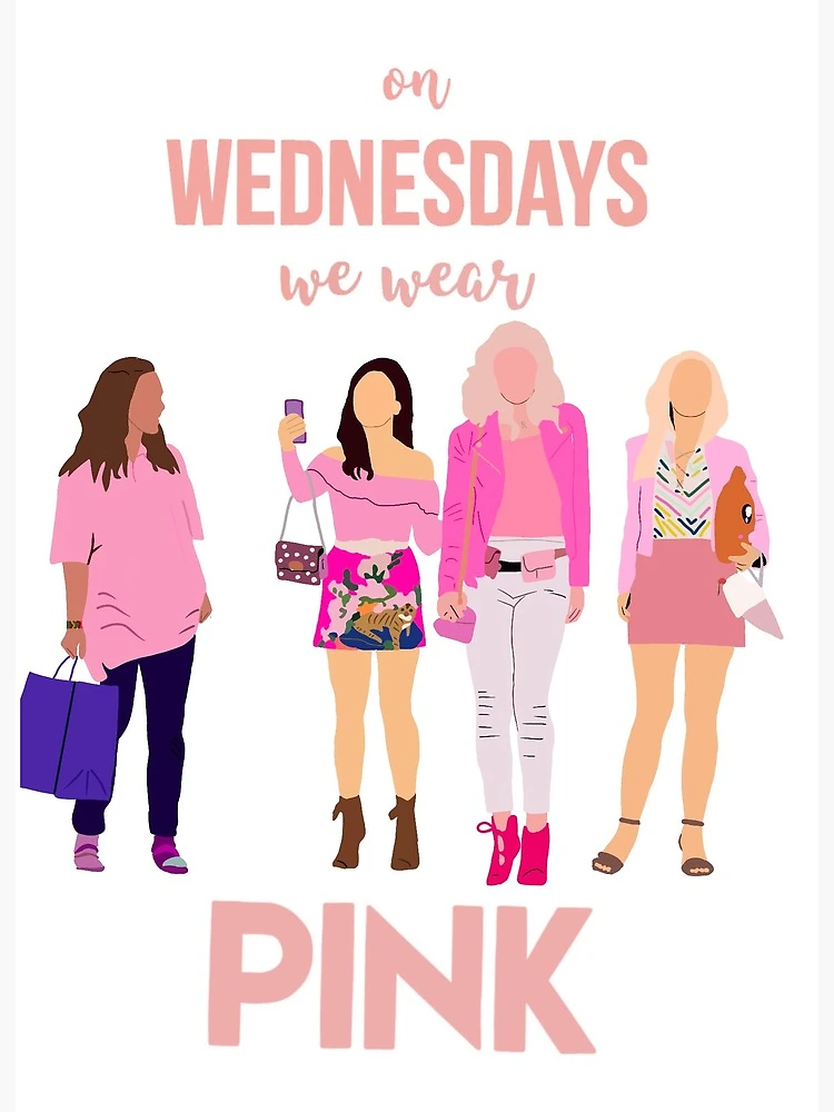 Mean Girls - Wednesdays We Wear Pink Women's Pajama Set Mean Girls -  Wednesdays Wea Women's Light Pajamas