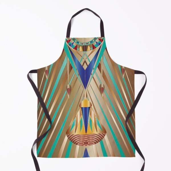 Item preview, Golden Pharaonic Necklace Lotus designed and sold by Nobiya.