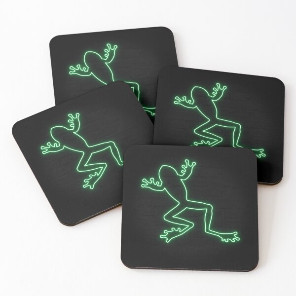 Item preview, Neon Line Green Frog designed and sold by dylanxh.