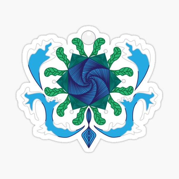 Ocean Vortex Sticker