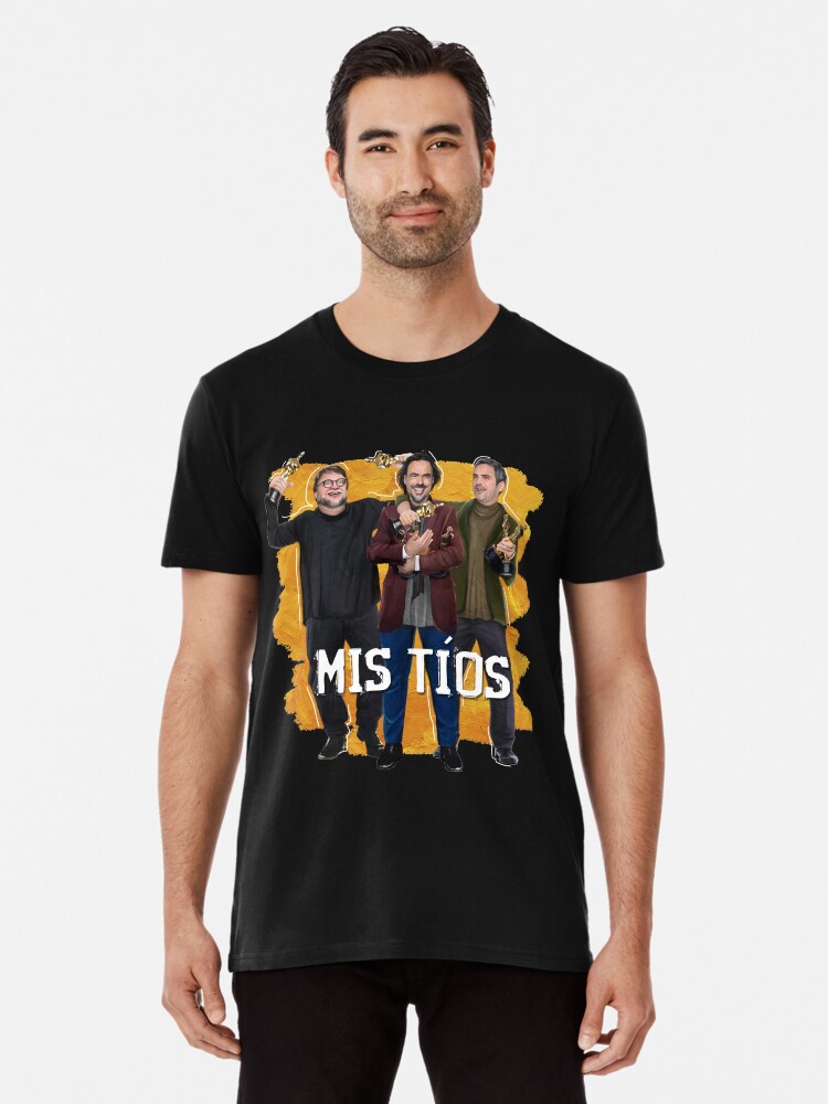 Thumbnail 1 of 6, Premium T-Shirt, Mexican Filmmakers (With Text) | Mis Tíos designed and sold by janettsalas.