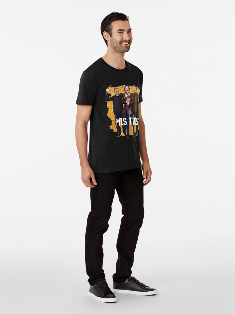 Thumbnail 3 of 6, Premium T-Shirt, Mexican Filmmakers (With Text) | Mis Tíos designed and sold by janettsalas.