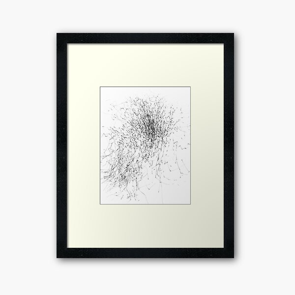Wind Drawing #014 Framed Art Print