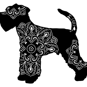 Artwork thumbnail, Schnauzer Mandala by DesignsofWhimsy