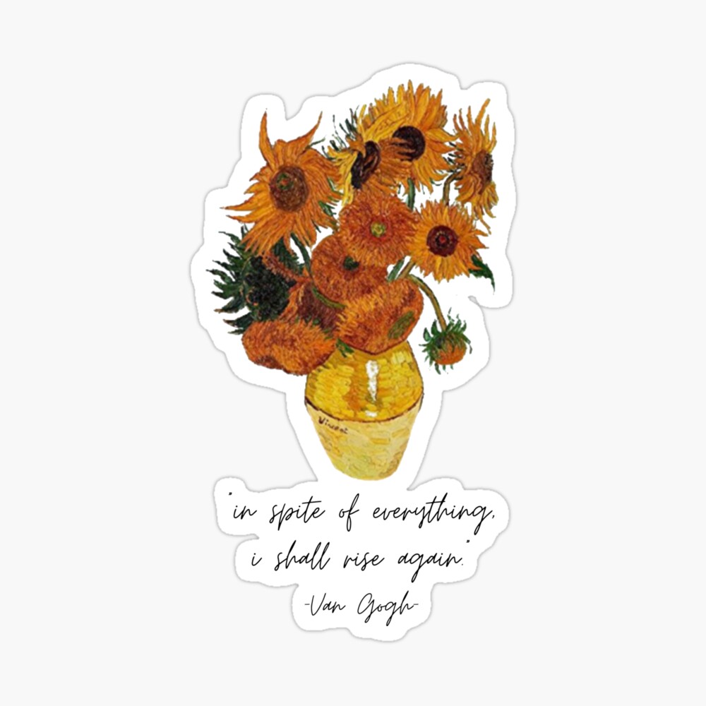 Sunflowers Vincent Van Gogh * Art history best of' Sticker