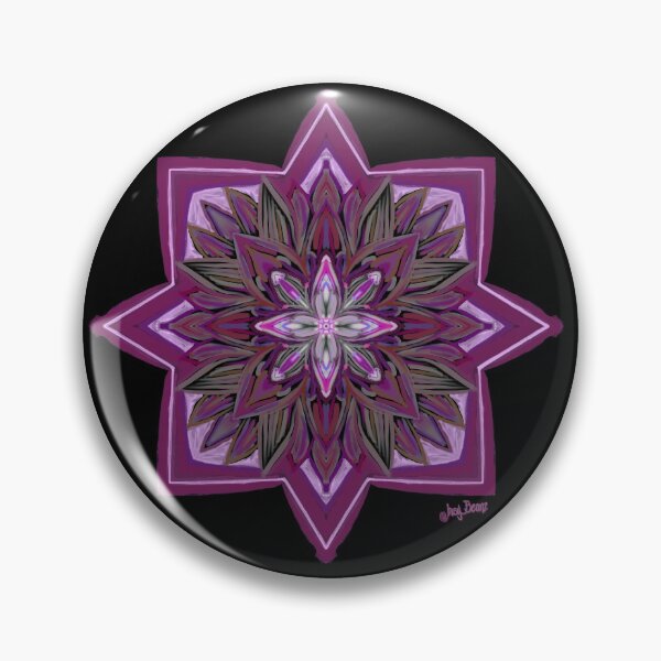 Item preview, Raspberry Vibrant symmetrical design takes a dark twist  designed and sold by busyBeanz.