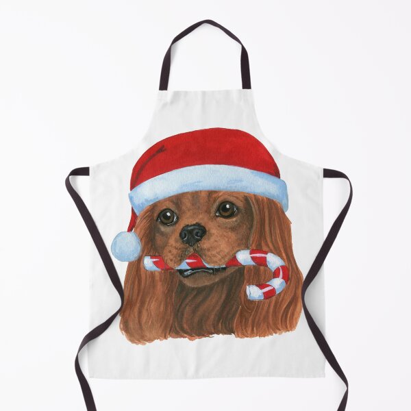 Item preview, Christmas Cavalier King Charles Spaniel Ruby designed and sold by amberwjohnson.