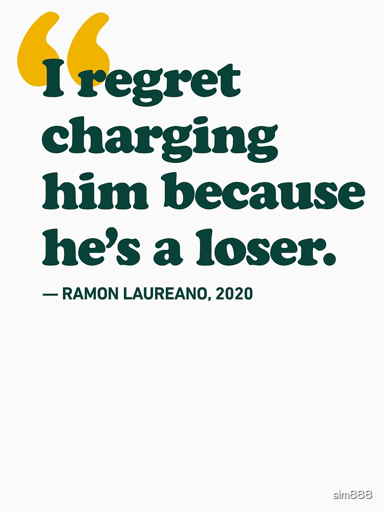 Ramon Laureano - Oakland Athletics - “I regret charging him because he's a  loser” Essential T-Shirt for Sale by sim888