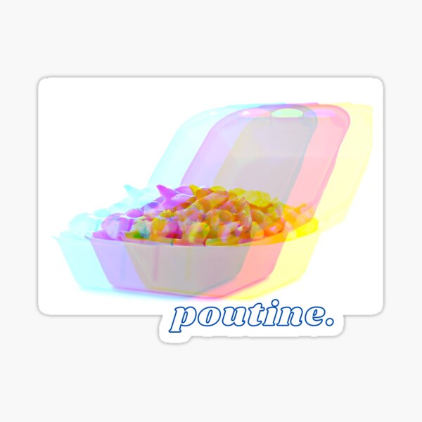 Poutine. Sticker