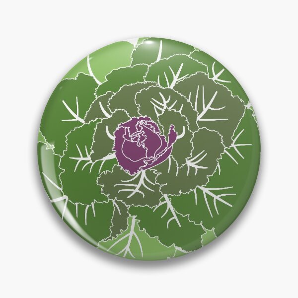 Item preview, Decorative Cabbage with White Veins designed and sold by sporadicdoodlin.