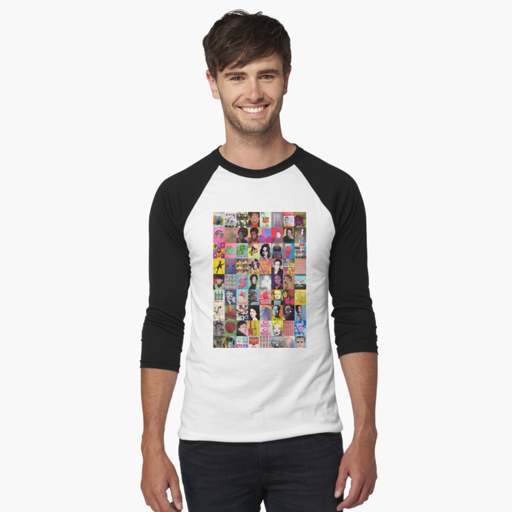 Item preview, Baseball ¾ Sleeve T-Shirt designed and sold by Montage-Madness.