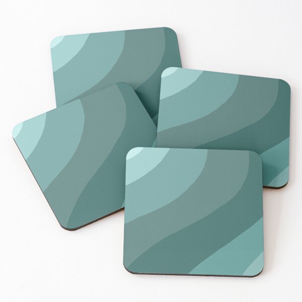 Item preview, seafoam teal waves designed and sold by rusdesigns.