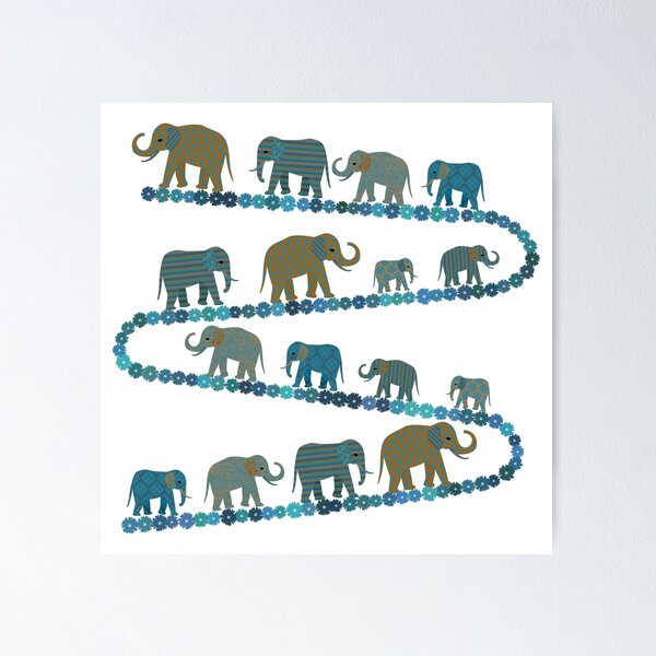 Item preview, March of the Elephants designed and sold by alliemac.